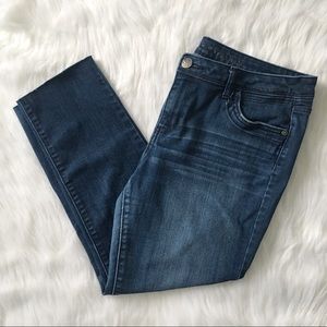 Simply Vera Vera Wang Skinny Raw Hem Jeans
